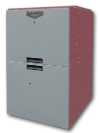 Condensing single stage multi-position gas furnace